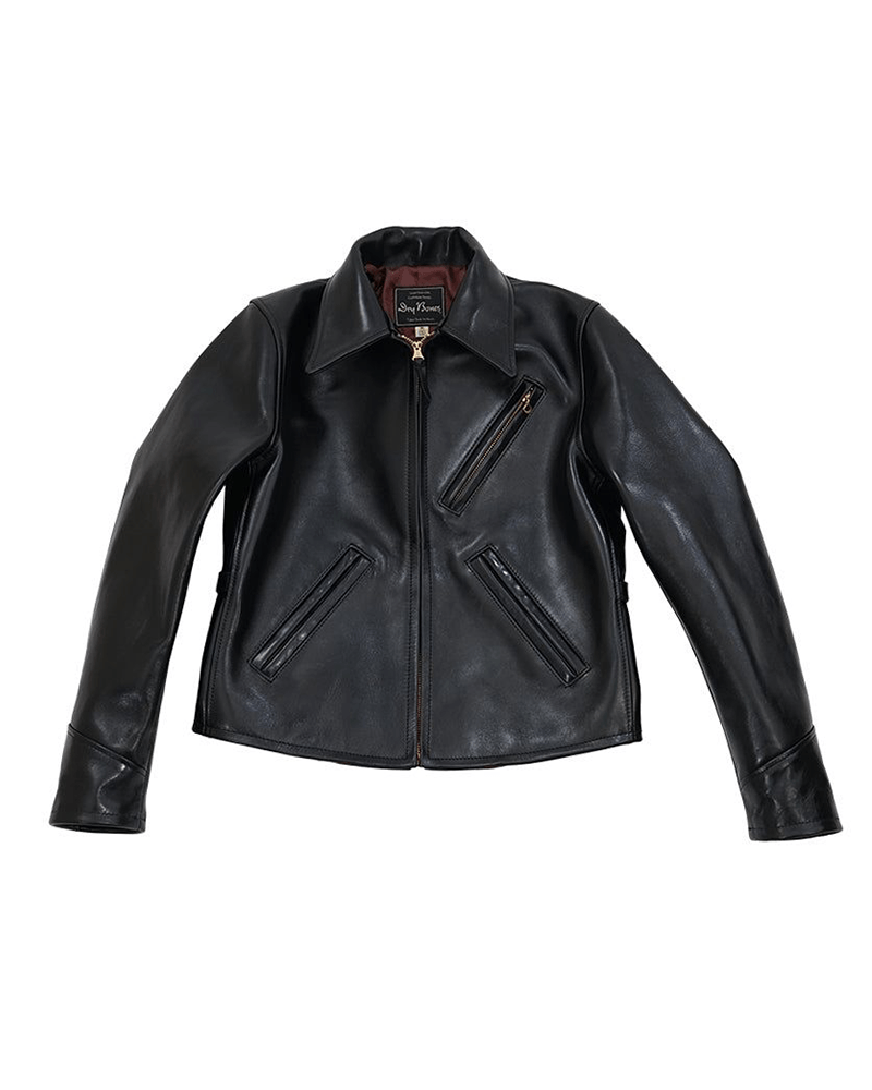 Single Leather Sport Jacket