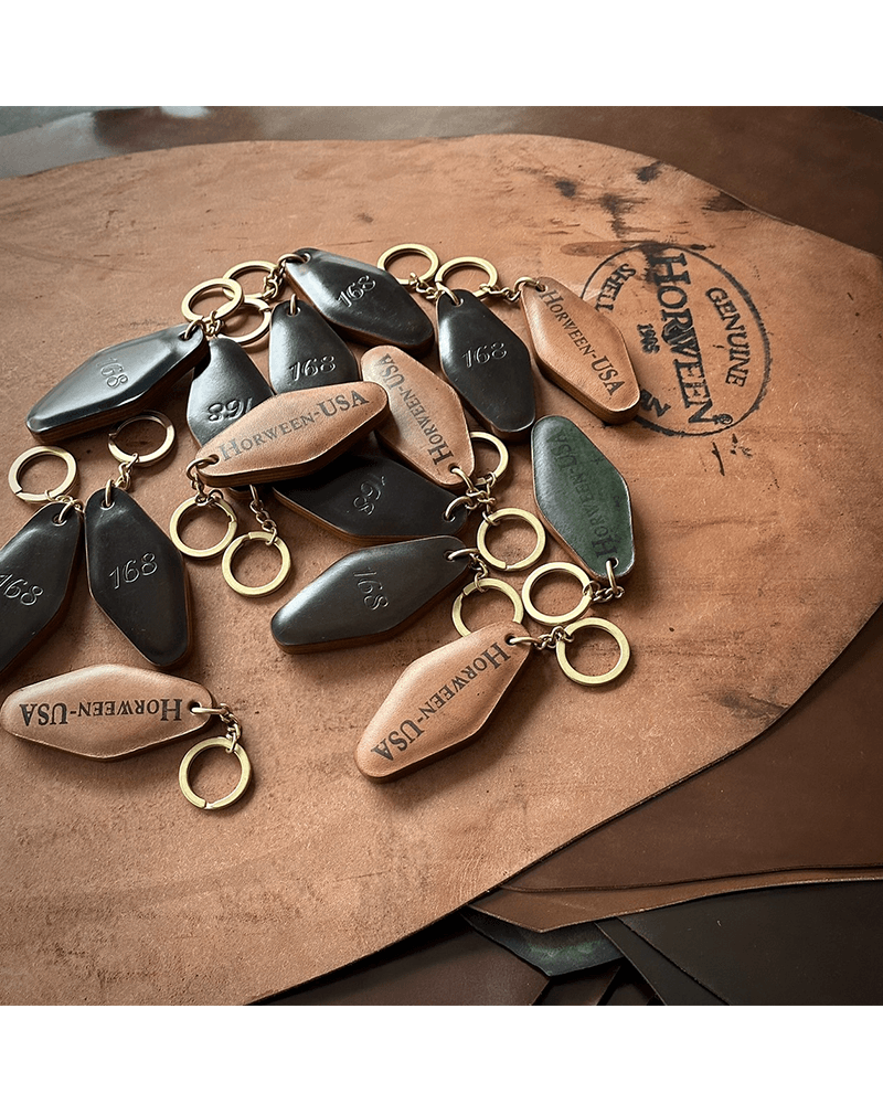 【Horween / Shell Cordovan】Motel key charm