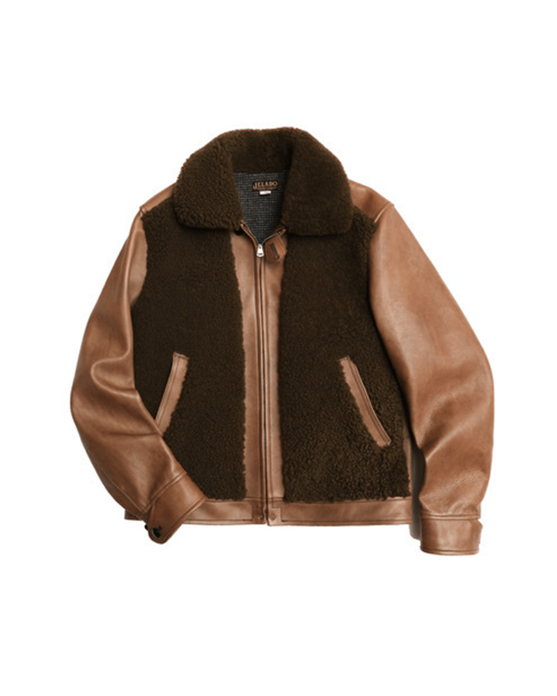 JELADO Ben Lilly Horse Hide Grizzly JKT(ベンリリーホースハイドグリズリージャケット) Full Aniline Finish Black【AG63420】